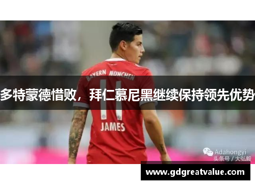 多特蒙德惜败，拜仁慕尼黑继续保持领先优势